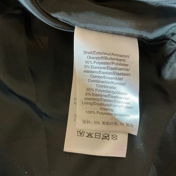 DKNY Sequined Halter Maxi Dress Size 8 Black Sequined Sleeveless Long Formal - Picture 11 of 14